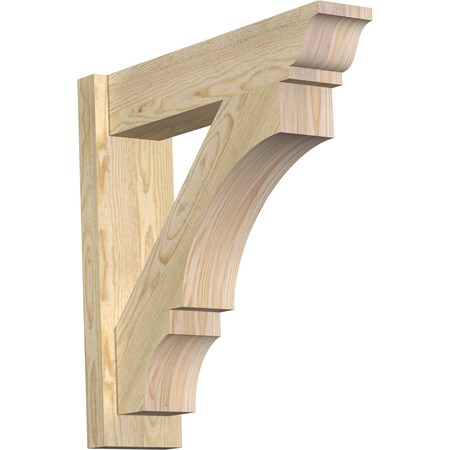 Ekena Millwork Balboa Rough Sawn Traditional Outlooker, Douglas Fir, 6"W x 24"D x 24"H OUT06X24X24BOA01RDF